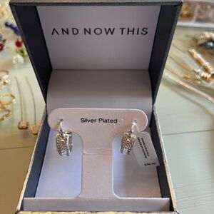 new and now this Silver Plated Hoop Earrings